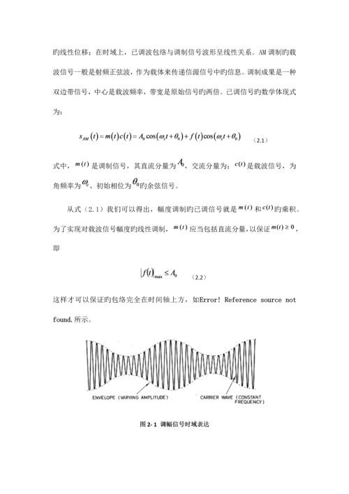 2023年通原实验报告幅度调制实验.docx