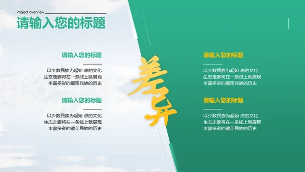 旅游项目商业计划书通用PPT模板
