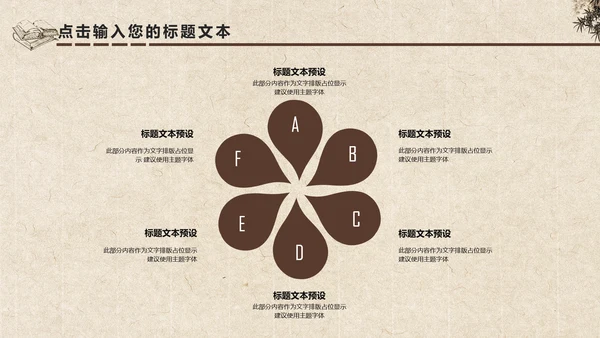 中国风水墨古典读书分享书香中国PPT模板