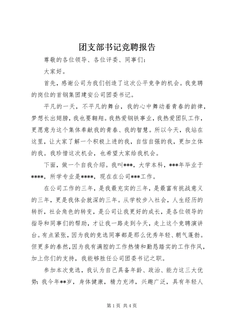 团支部书记竞聘报告.docx