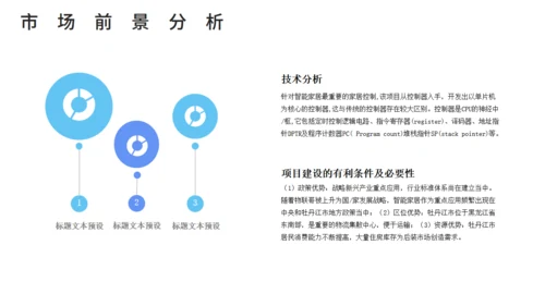 智能家居可行性研究报告通用PPT课件模板