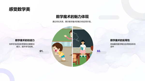 数学魔术的奥秘PPT模板
