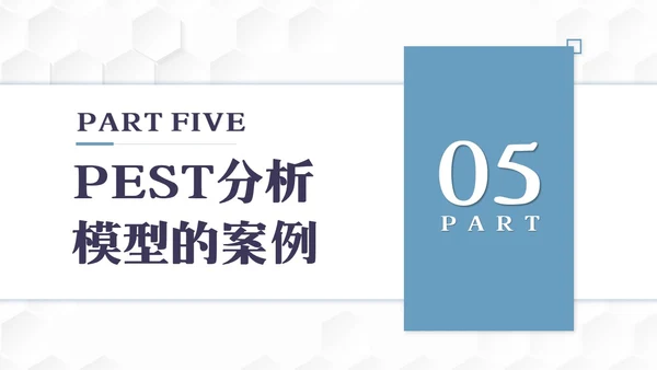 彩色简约PEST分析PPT模板宣传PPT动态PPT