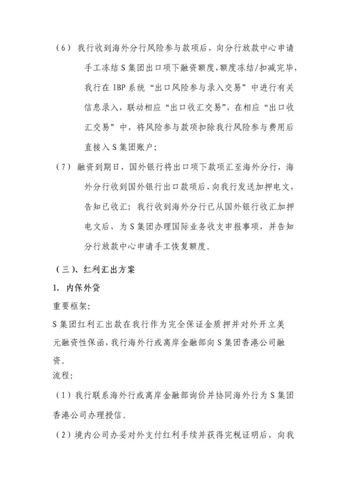 S集团国际业务服务专题方案.docx