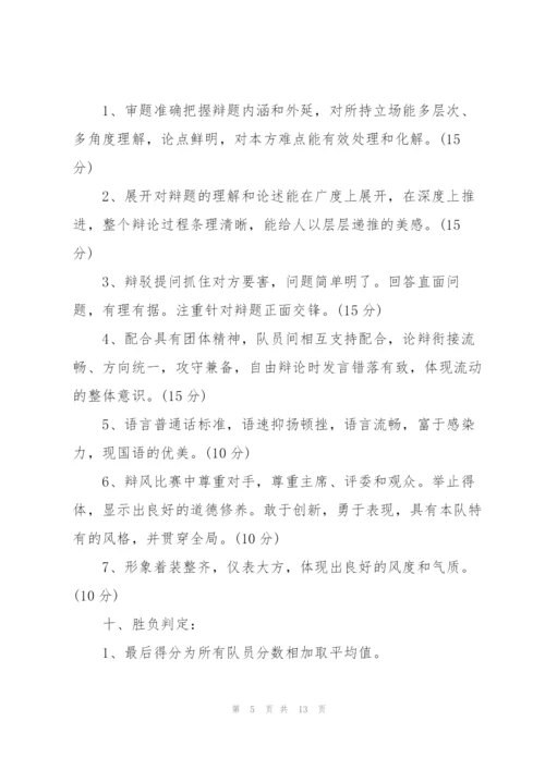 校园举办辩论赛活动方案策划书.docx