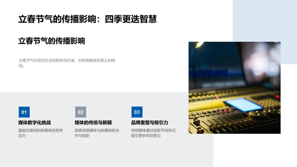立春传媒融合报告PPT模板
