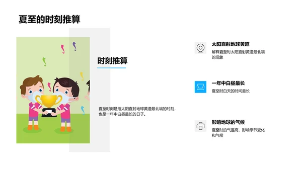 夏至科学解读PPT模板