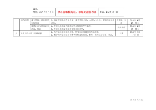 金融与贸易学院关于本科毕业论文工作安排的通知.docx