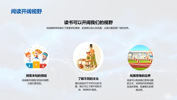 阅读习惯的养成PPT模板