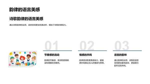 韵律诗歌教学PPT模板