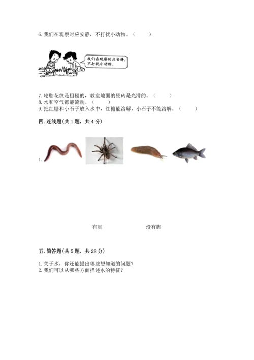 教科版一年级下册科学期末测试卷及参考答案【综合卷】.docx
