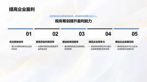 税务筹划实务PPT模板