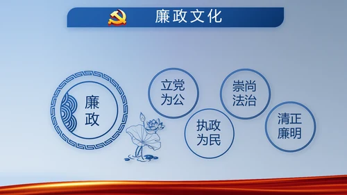 蓝色大气公安派出所学习教育动态PPT模板
