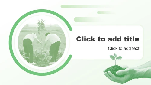 绿色简约风假期作业汇报PPT主题模板