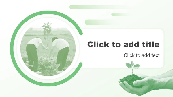 绿色简约风假期作业汇报PPT主题模板