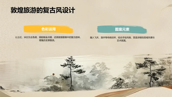 敦煌旅游攻略PPT模板