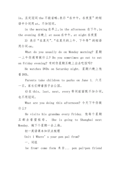 初一英语重点知识点归纳总结.docx