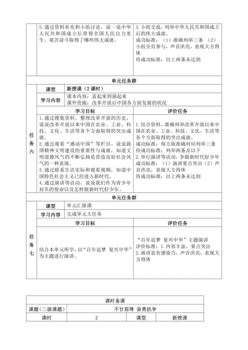 统编版道德与法治五年级下册全书单元课时备课教案