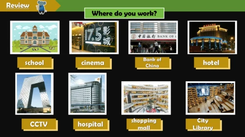 Unit 4 Where do you work？ Lesson 23- Lesson 24 课件（