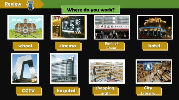Unit 4 Where do you work？ Lesson 23- Lesson 24 课件（