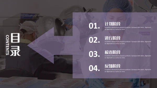 品管圈无菌车间述职汇报通用PPT模板