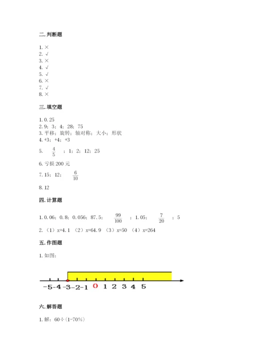 小升初数学期末测试卷附完整答案【名校卷】.docx