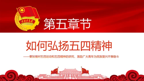 弘扬五四精神做新时代有为青年PPT