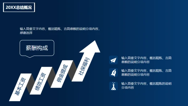 不负过去不惧未来红蓝PK对抗通用PPT模板