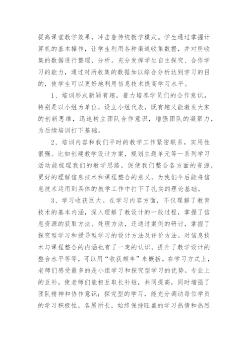 信息技术教师研修心得体会.docx