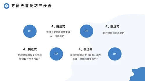 蓝色简约风保险增员培训PPT模板