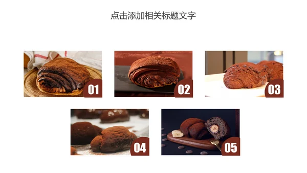 美食巧克力脏脏包产品宣传动态PPT