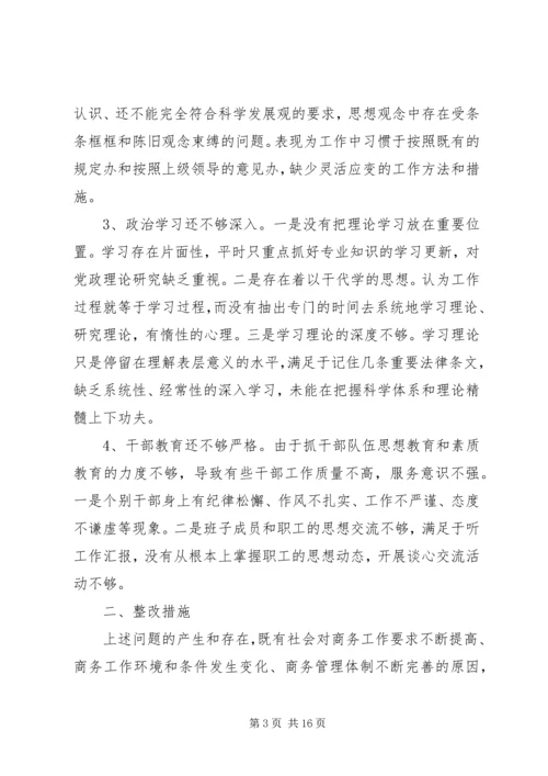 商务局自查报告3篇.docx