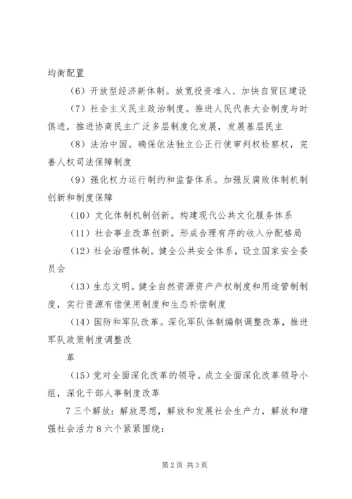 十八届三中全会主要内容摘要 (3).docx