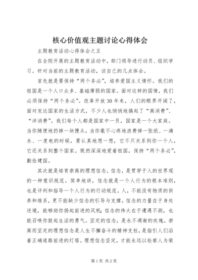 核心价值观主题讨论心得体会 (5).docx