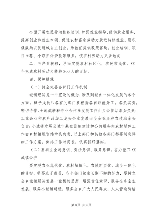 乡镇城镇建设实施意见.docx