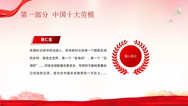 五一劳动节弘扬劳模精神劳动精神课程PPT课件