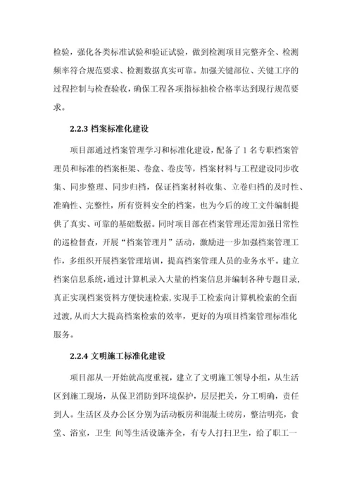 项目收尾阶段施工总结.docx