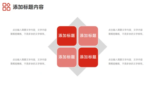 研究生复试答辩红色商务通用PPT模板