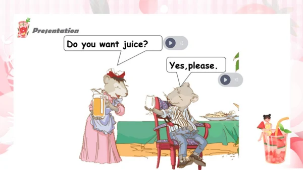 人教新起点小学英语一年级下册 Unit5 Drink Story Time