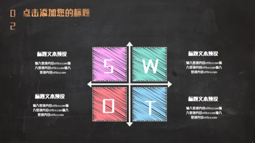 黑板彩色粉笔创意教育通用PPT课件