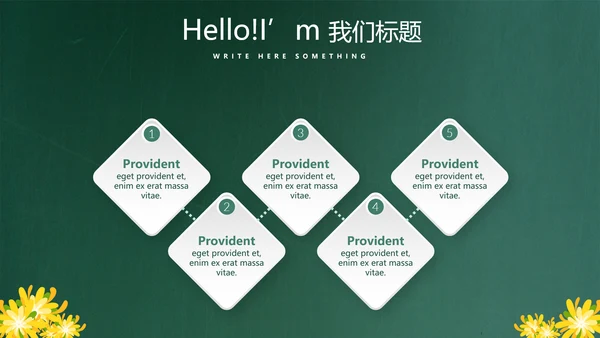 遇见最美教师感恩教师节动态PPT模板