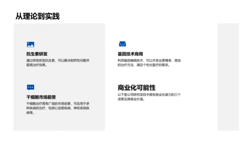研究成果及商业价值PPT模板