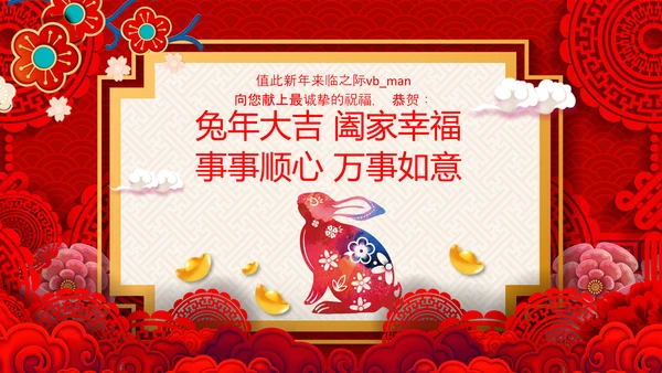 2023春节联欢晚会年会开门红颁奖PPT
