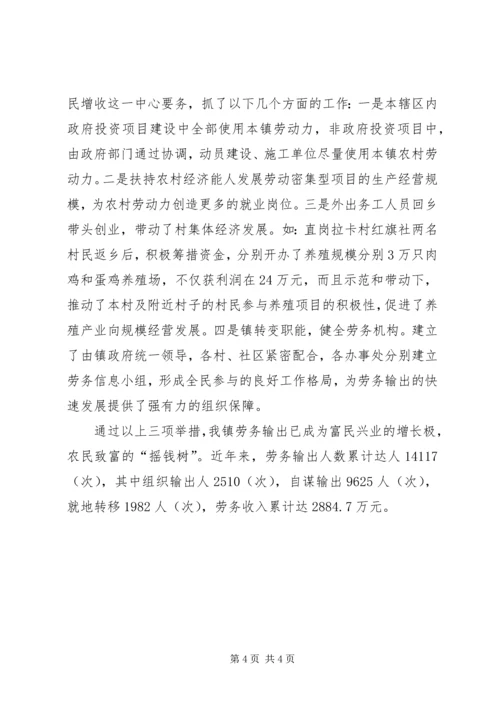 做好劳务输出工作交流范文.docx