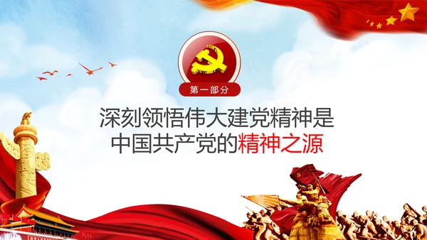 学习中国共产党成立100周年大会讲话PPT