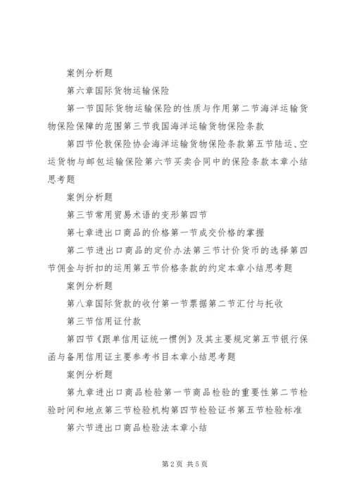 国际贸易实务调研报告 (2).docx