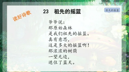 23祖先的摇篮 课件