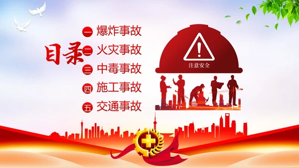 安全事故案例分析安全生产警示教育PPT课件