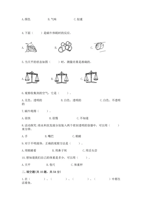 教科版一年级下册科学期末测试卷【综合卷】.docx