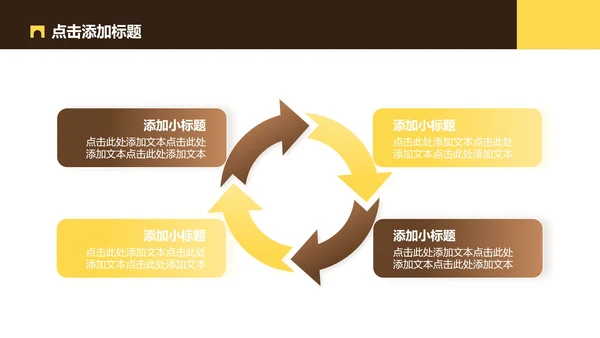棕黄色都江堰介绍旅游攻略PPT模板